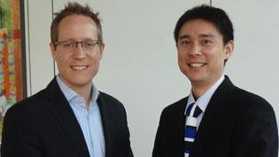 ハーマン博士と当院の神戸正臣博士