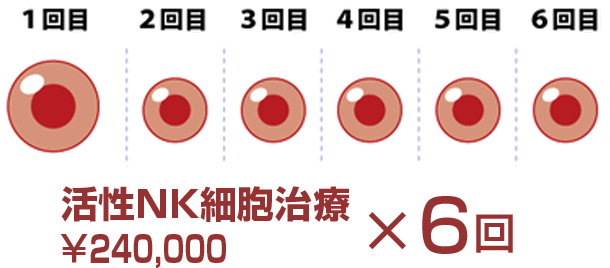 活性NK細胞療法1クール